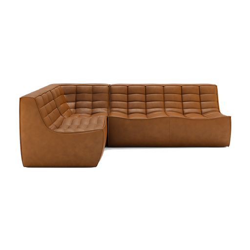 N701 Leather Padded Modular Sofa Set Small