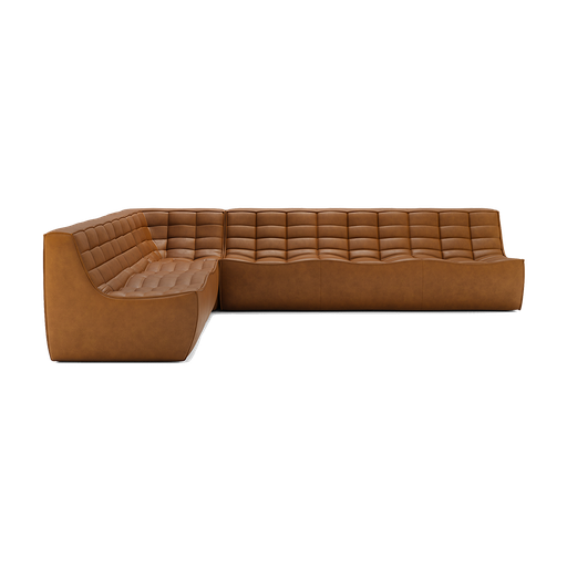 N701 Leather Padded Modular Sofa Large