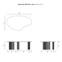 Ethnicraft - Mahogany Boomerang Coffee Table