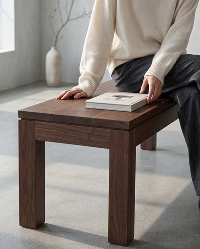 Reclaimed Teak Straight Bench