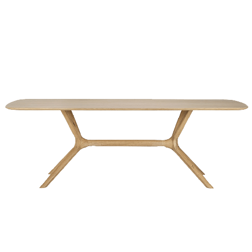 X Wooden Dining Table
