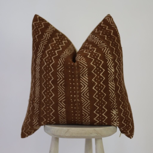 Mae Woven - Xylia Rust Cushion Cover 50 x 50cm
