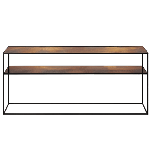 Bronze Mirror Sofa Console