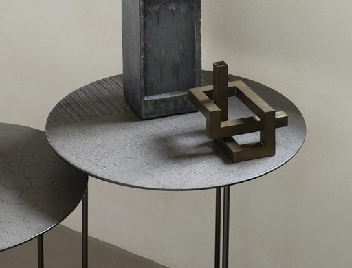 Celeste Side Table Lava Linear/Black