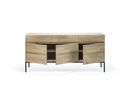 51115 Oak Ligna sideboard - 3 opening doors 3 drawers - black metal legs_6.jpg