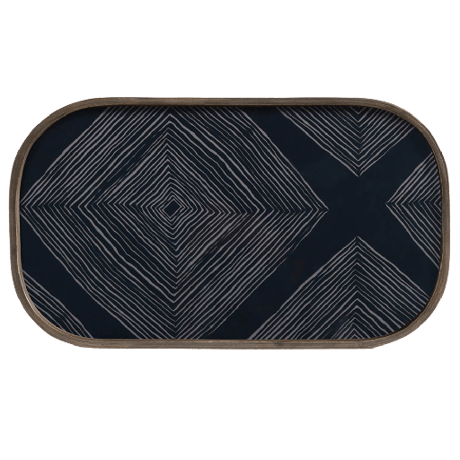 Ink Linear Squares Mini Tray