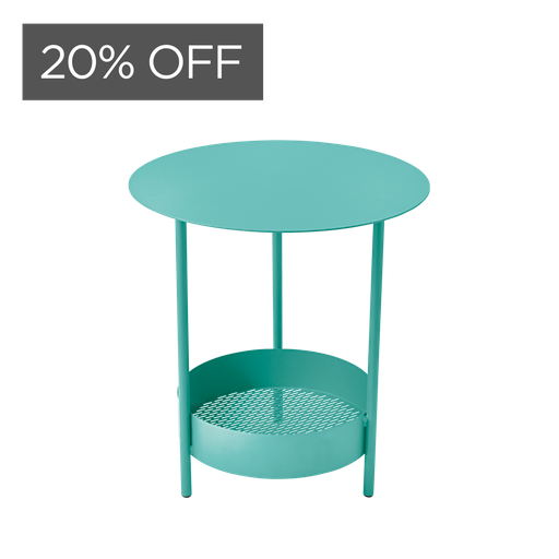 Salsa Pedestal Table Lagoon Blue