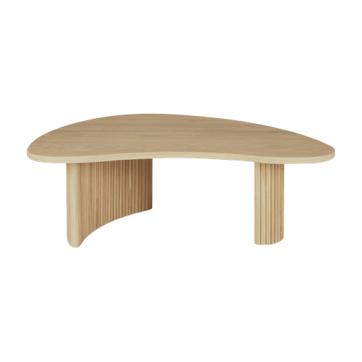 Oak Boomerang Coffee Table