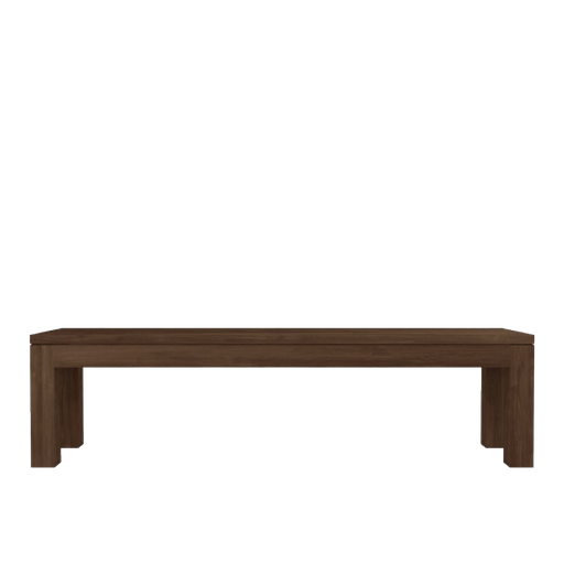 Reclaimed Teak Straight Bench