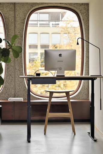 Bok Adjustable Desk with Cable Management